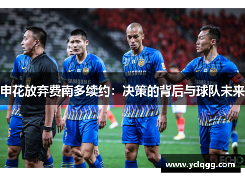 申花放弃费南多续约:决策的背后与球队未来 申花放弃费南多续约:决策的背后与球队未来